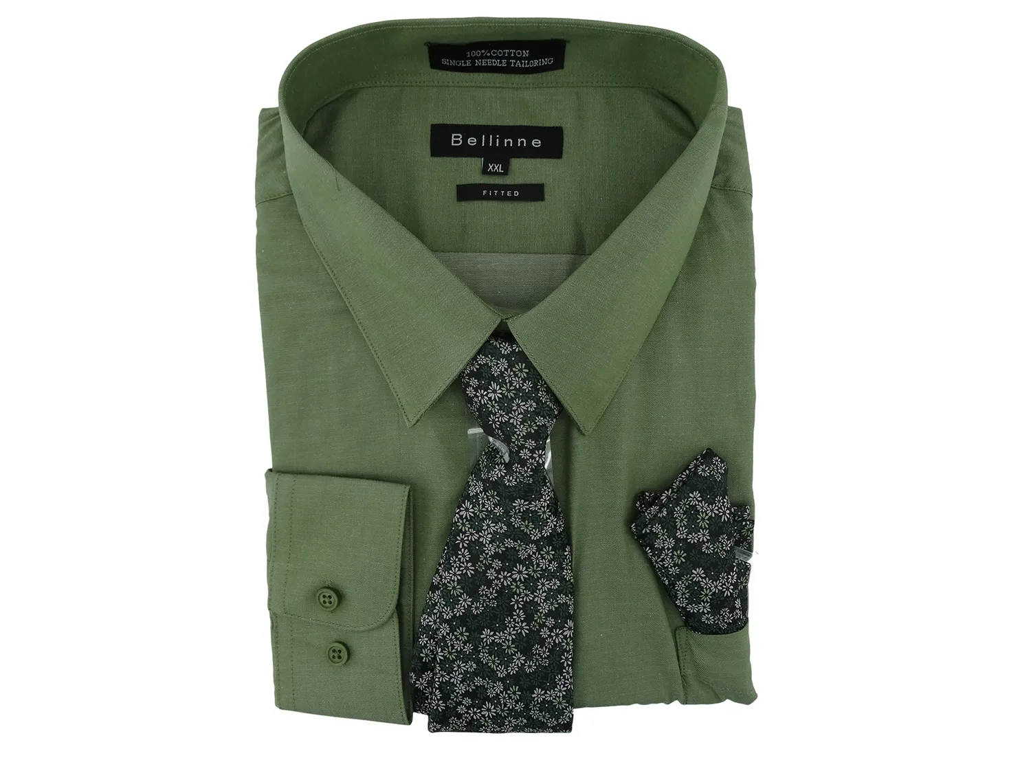 265-798 Bellinne - Men's L/S Shirt w/ Tie