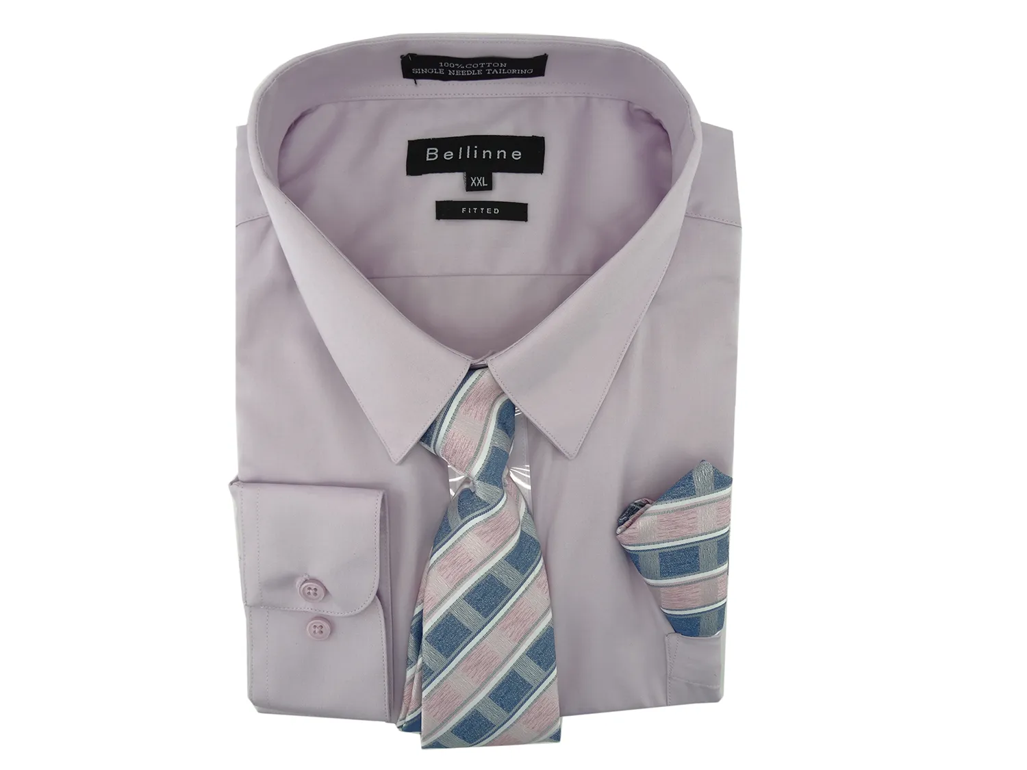 265-798 Bellinne - Men's L/S Shirt w/ Tie