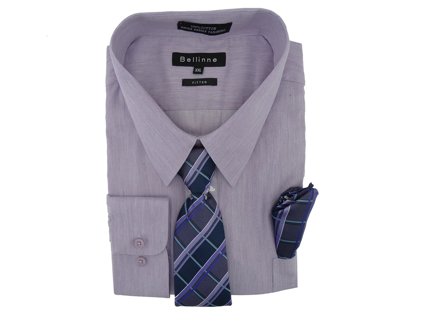 265-798 Bellinne - Men's L/S Shirt w/ Tie