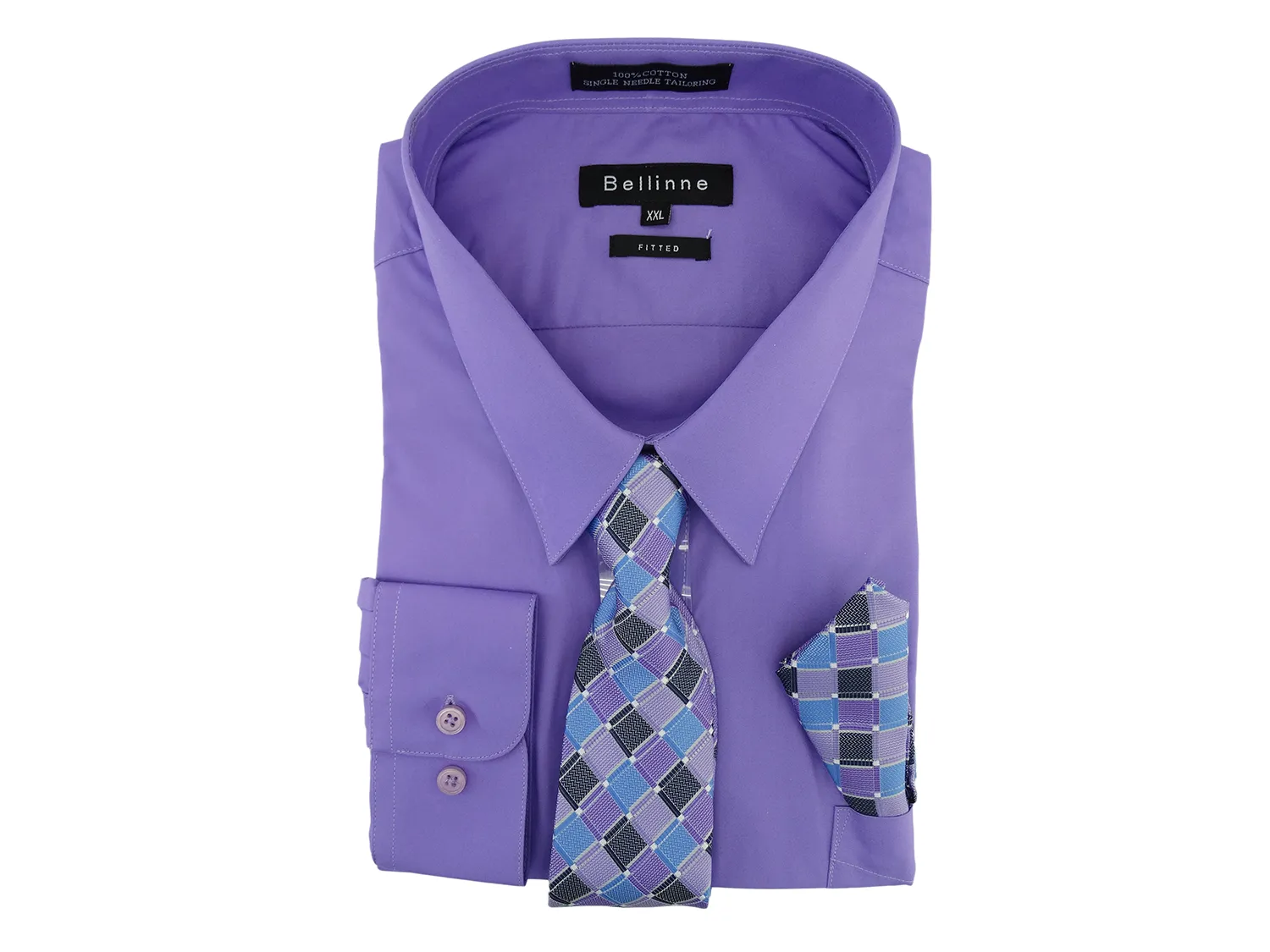 265-798 Bellinne - Men's L/S Shirt w/ Tie