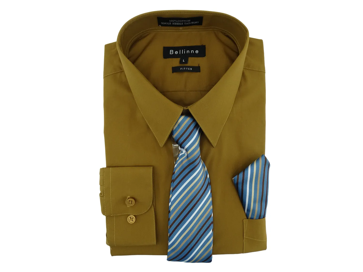 265-798 Bellinne - Men's L/S Shirt w/ Tie