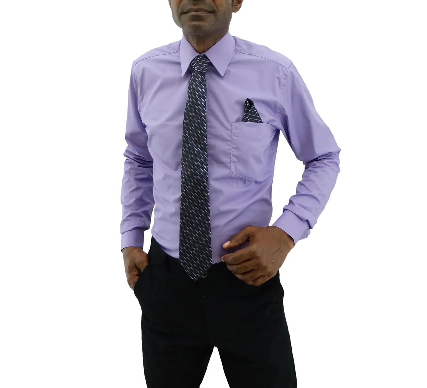 265-798 Bellinne - Men's L/S Shirt w/ Tie