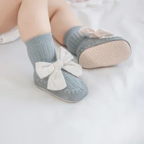 Baby Girl Bow Sock Shoes
