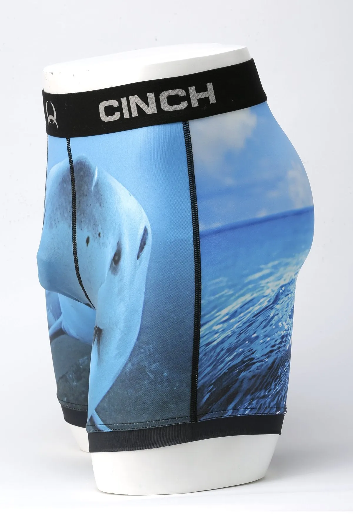 Cinch Mens Jaws Print 6" Boxer Briefs