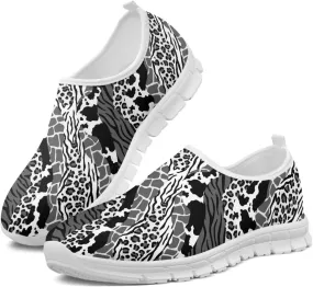 Coloranimal Womens Loafers Casual Flats Slip On Shoes Women Walking Shoes Lightweight Womens Casual Shoes Travel Shoes