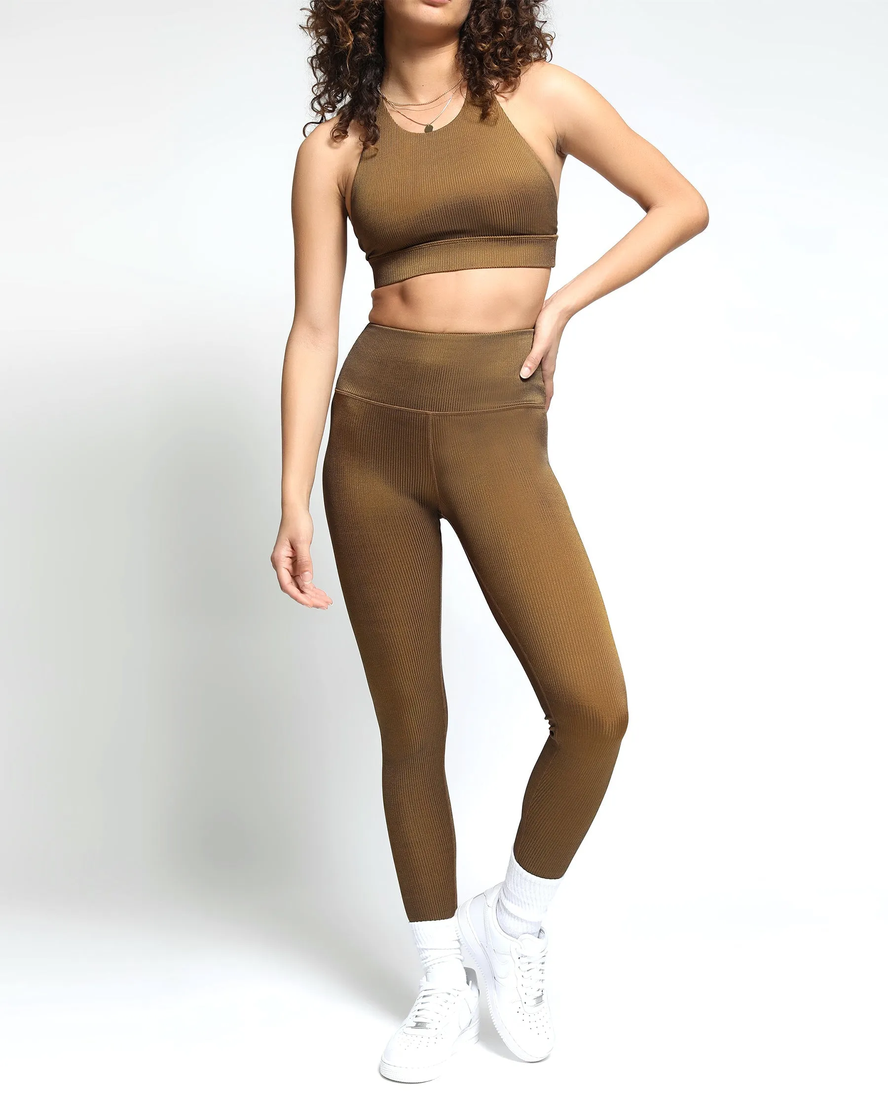 Colorsphere Rib T-Back Sports Bra
