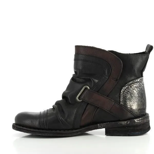 Felmini 8563 Black & Brown Ankle Boots