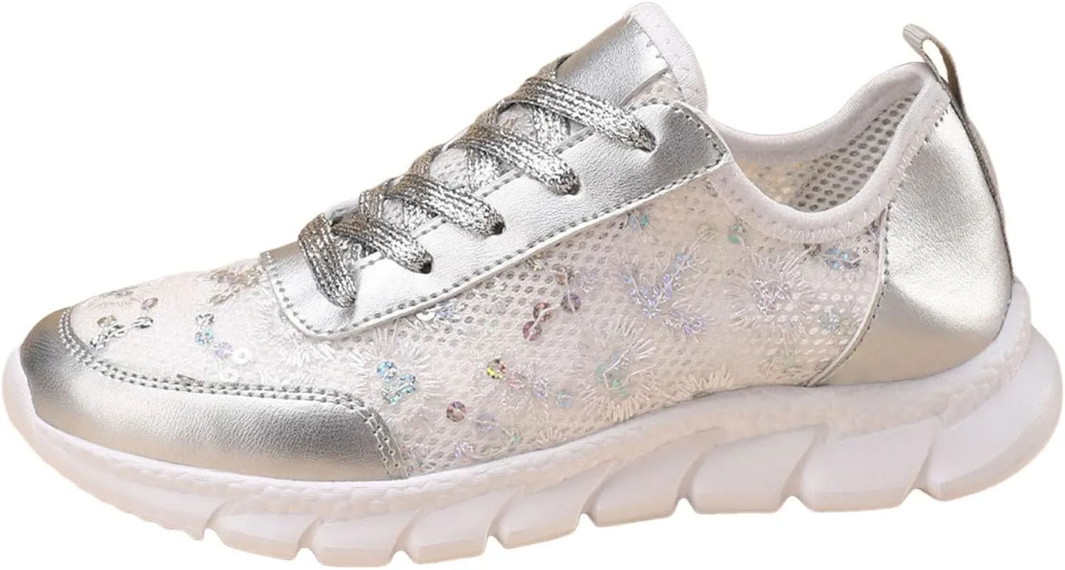 Flying Weaving Sneakers Women New Korean Fashion Round Head Lace Up Casual Shoes Thick Bottom Running Shoes Womens Shoes Water