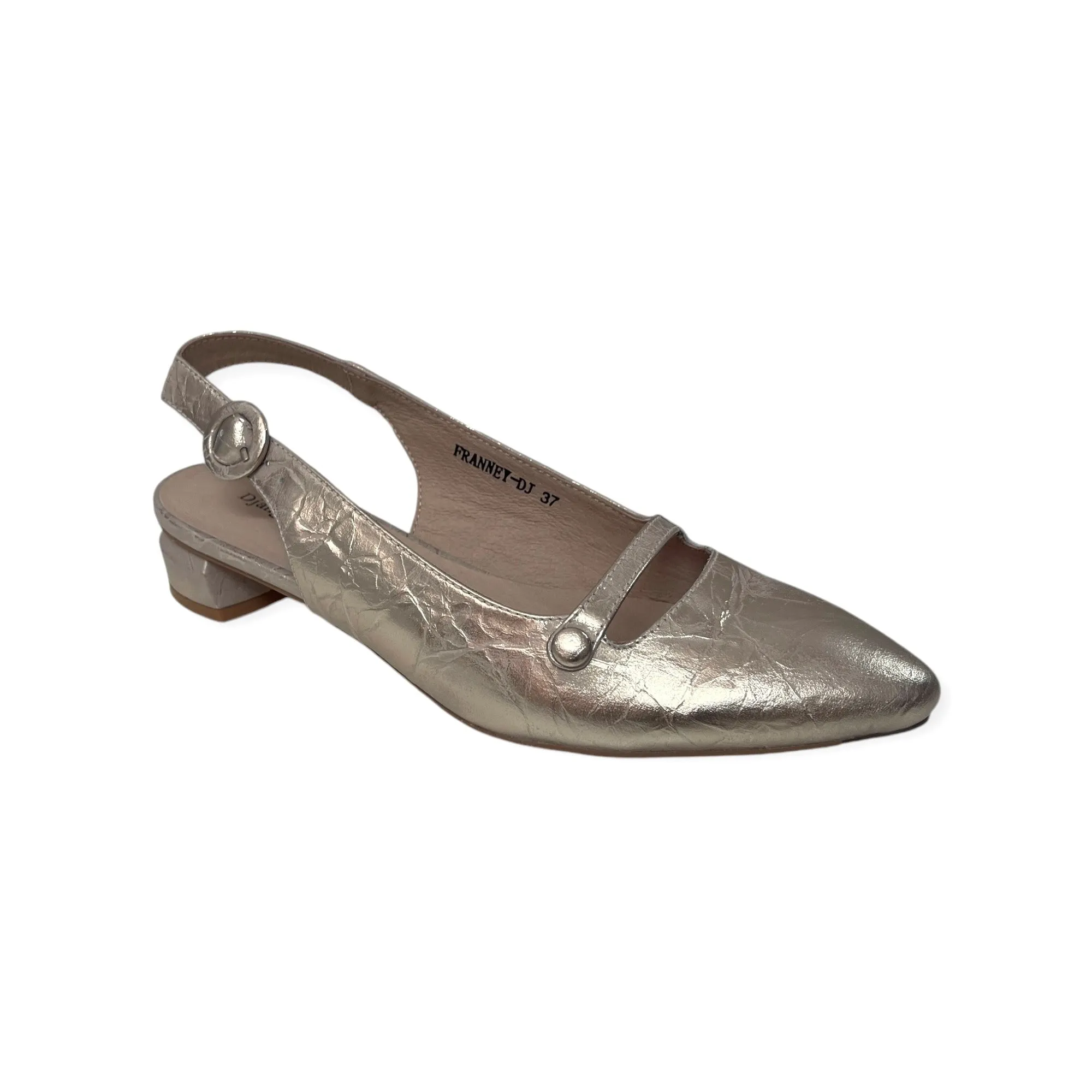 Franney - Metallic Crush in Nude, Aesthetic Decor Accent