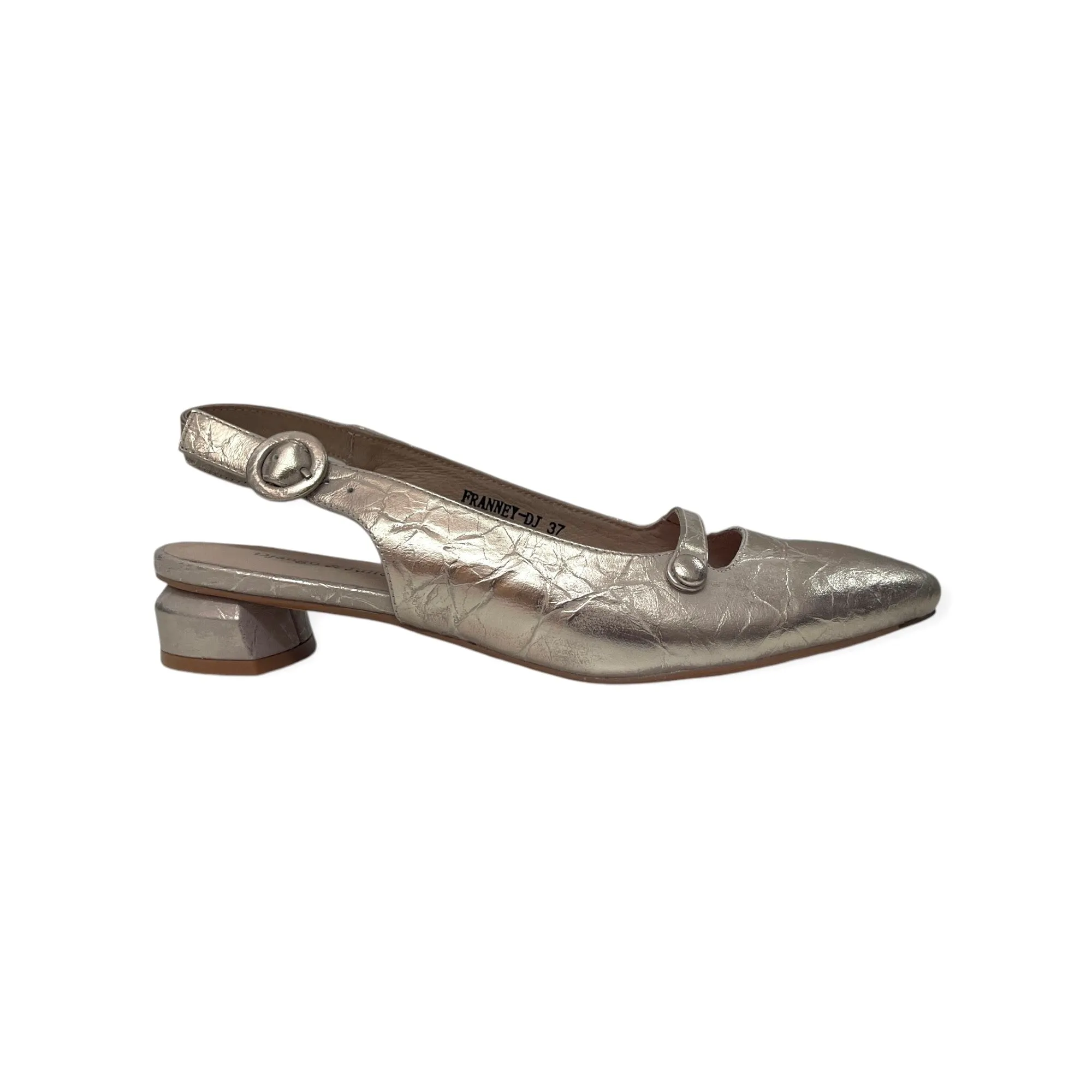 Franney - Metallic Crush in Nude, Aesthetic Decor Accent