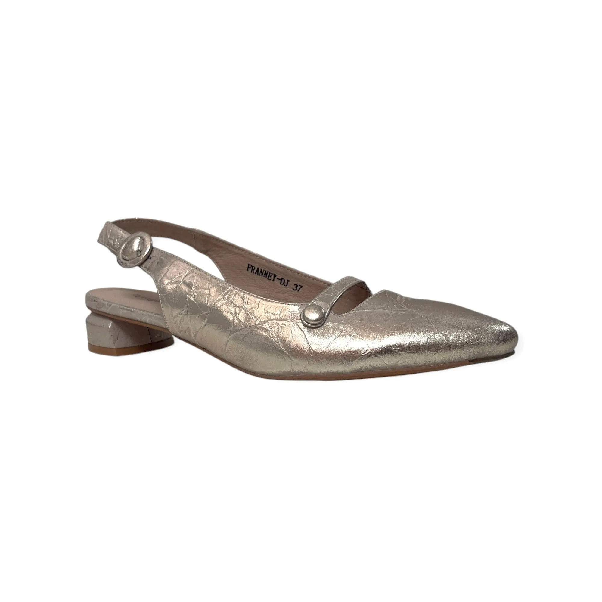 Franney - Metallic Crush in Nude, Aesthetic Decor Accent