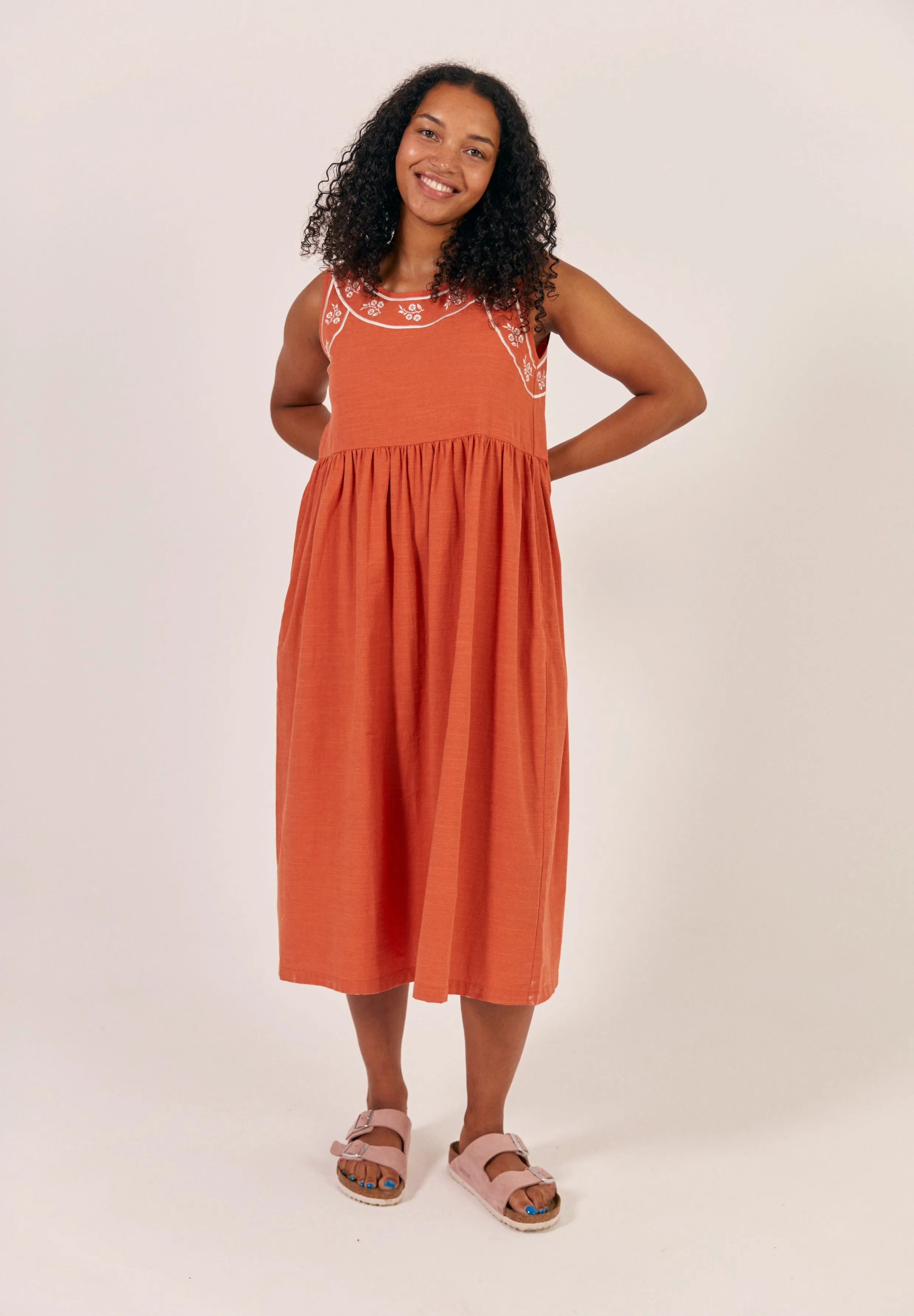 Hills Dress - Tomato
