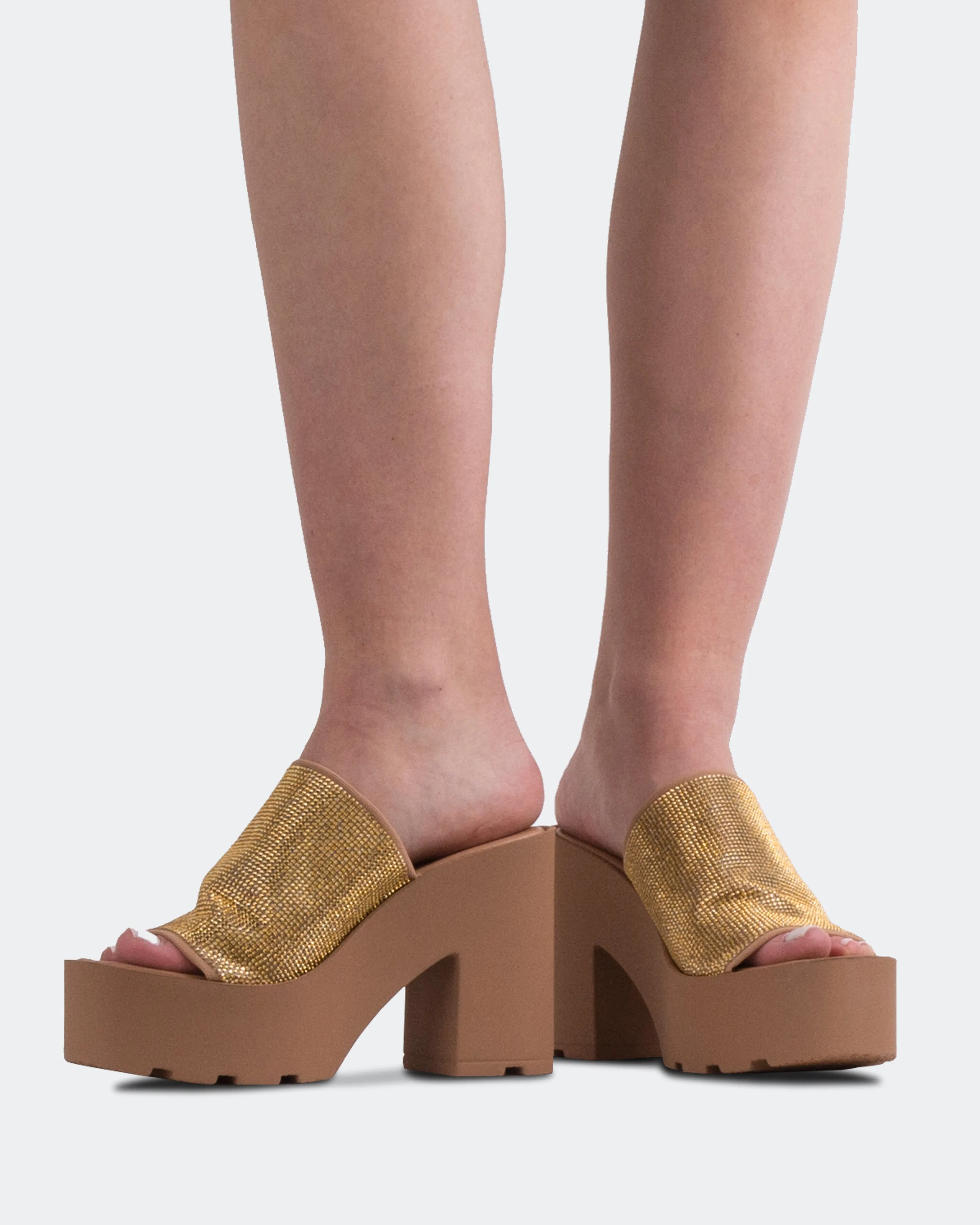 Hutton Nude Strass