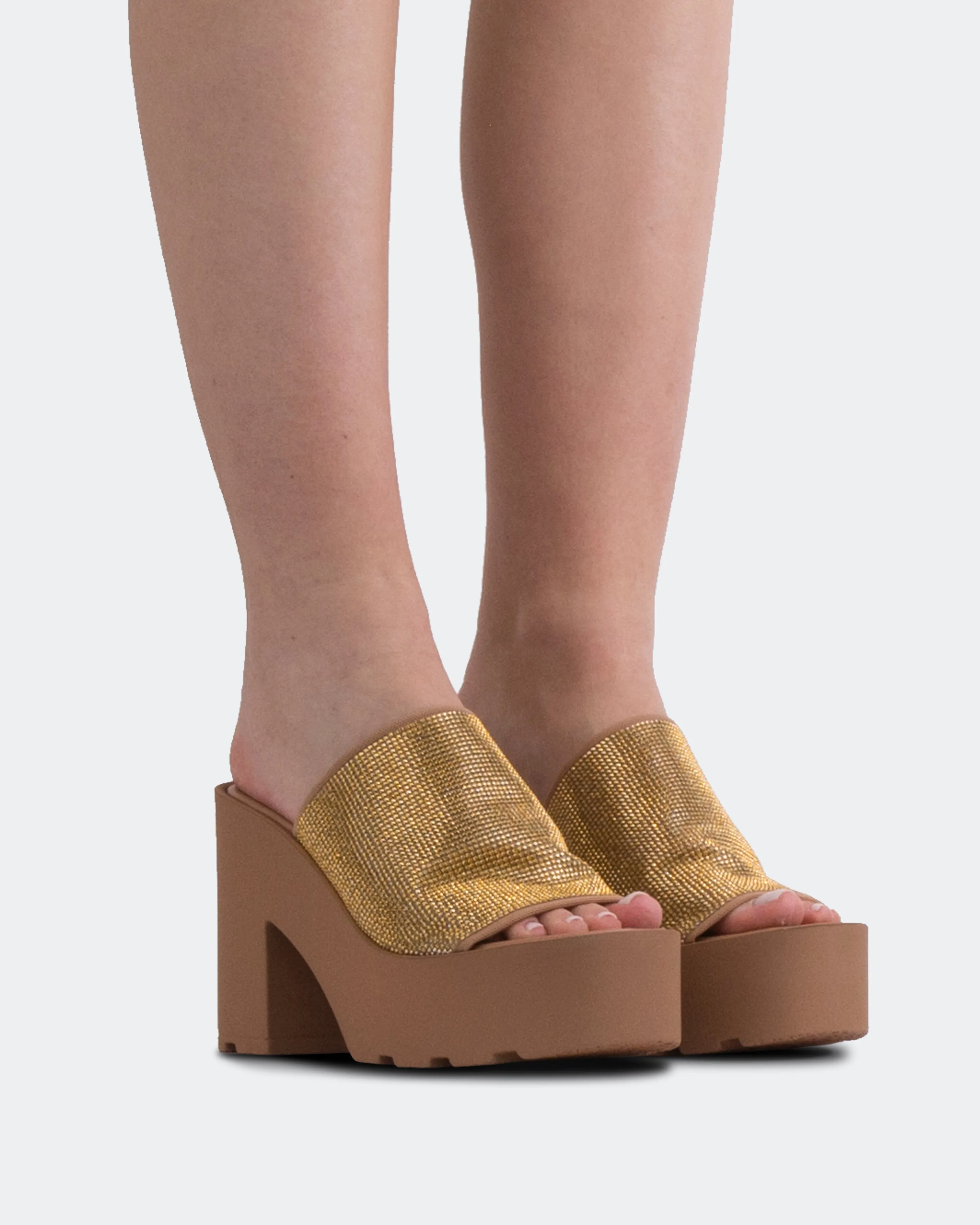 Hutton Nude Strass