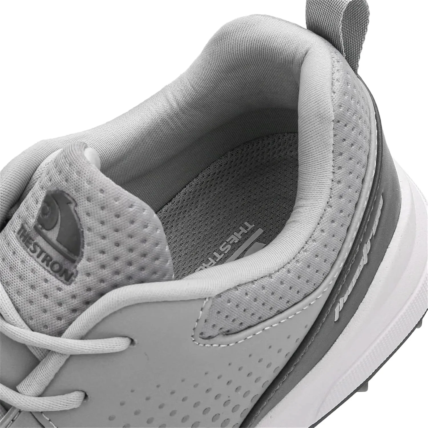 JiuQing Golf Shoes Mens Spikeless Professional Leather Golfing Trainers Outdoor Anti Slip Walking Shoes