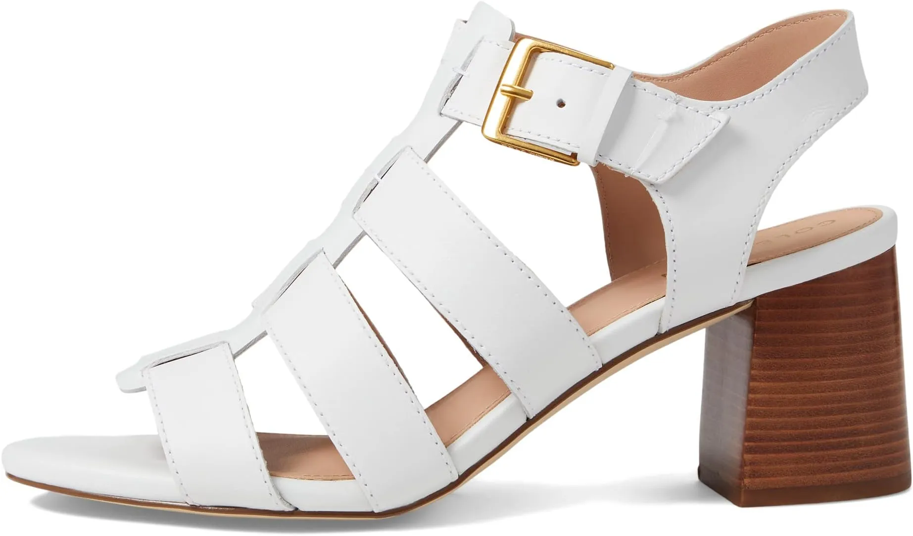 Josie Fisherman Sandal 65 mm Cole Haan, Optic White Leather