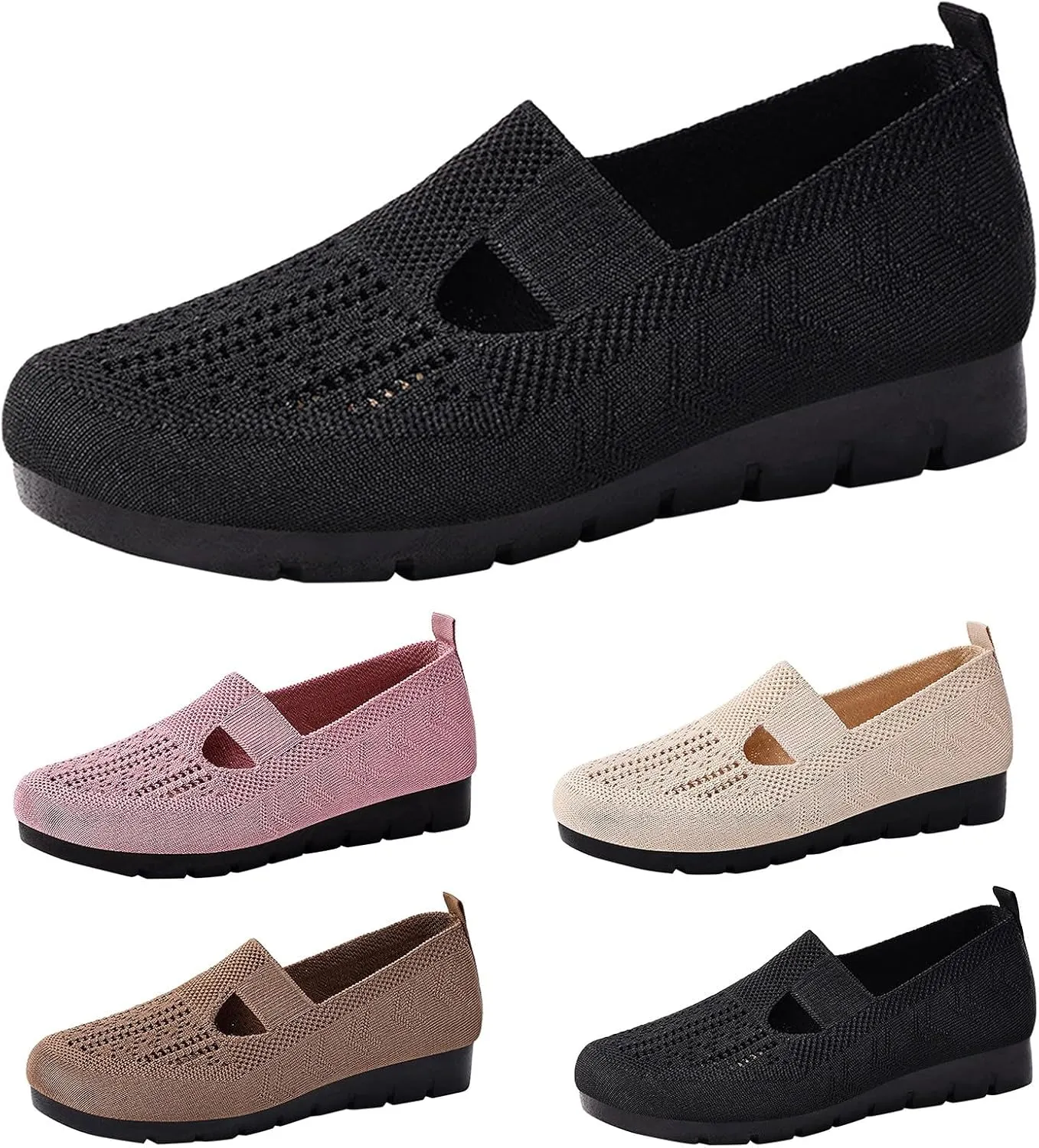 Men L𝐨w Top Canvas Walking Shoes Lace-Up Fashion Breathable Sneakers Wide Width Casual Sport Shoes Slip On Platform Sneakers