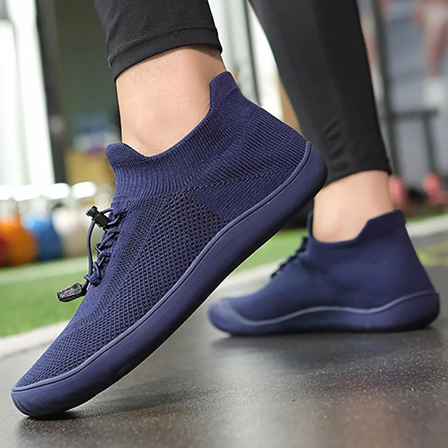 Men's Casual Dress Oxfords Shoes Breathable Knit Womens Tennis Shoes Flat Feet Women's Casual Shoes White Platform Sneakers White Tennis Shoe Loafers Dress Shoe
