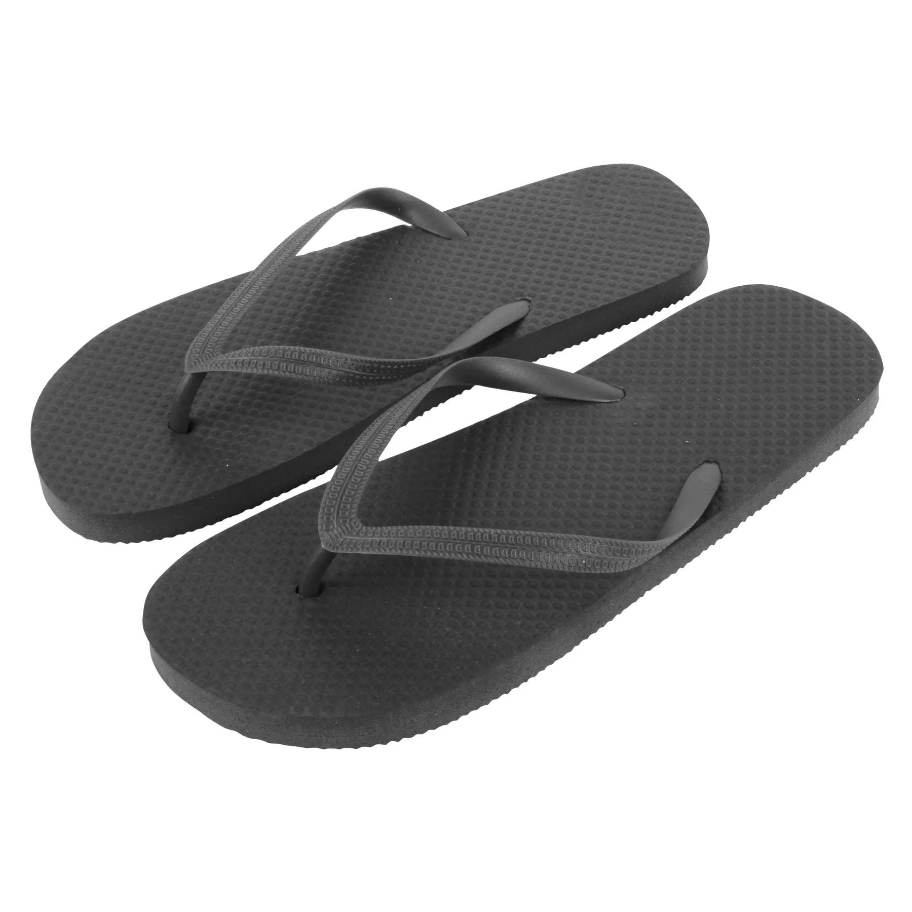 Men's X-Large Flip Flops Sandals for Outdoor Travel Vacation - Black Blue Grey
