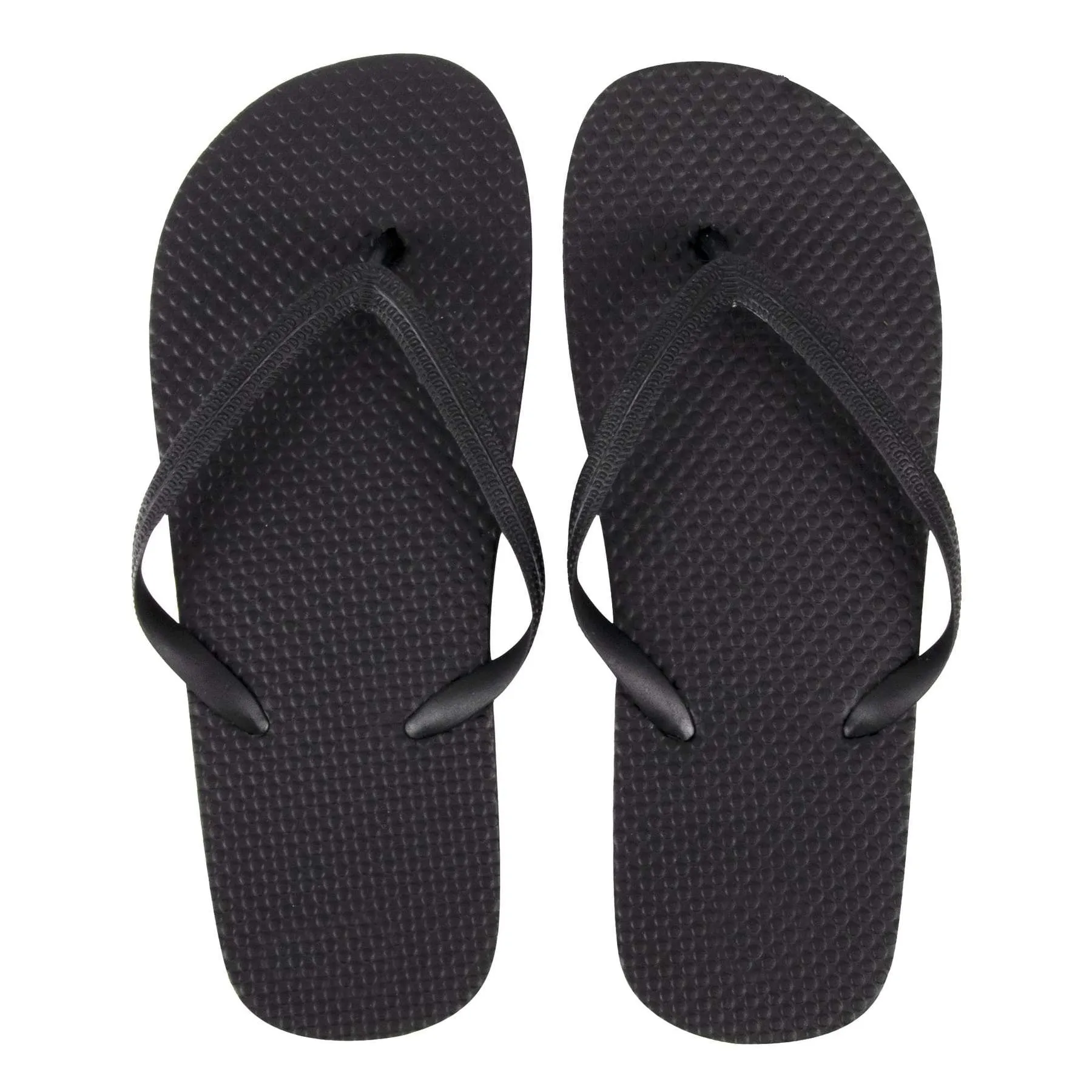 Men's X-Large Flip Flops Sandals for Outdoor Travel Vacation - Black Blue Grey