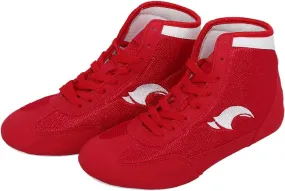 Men's Youth Wrestling Shoes High Top Kids Girls Boxing Shoes Sports Training Shoes Kids Boxing Boots Fitness