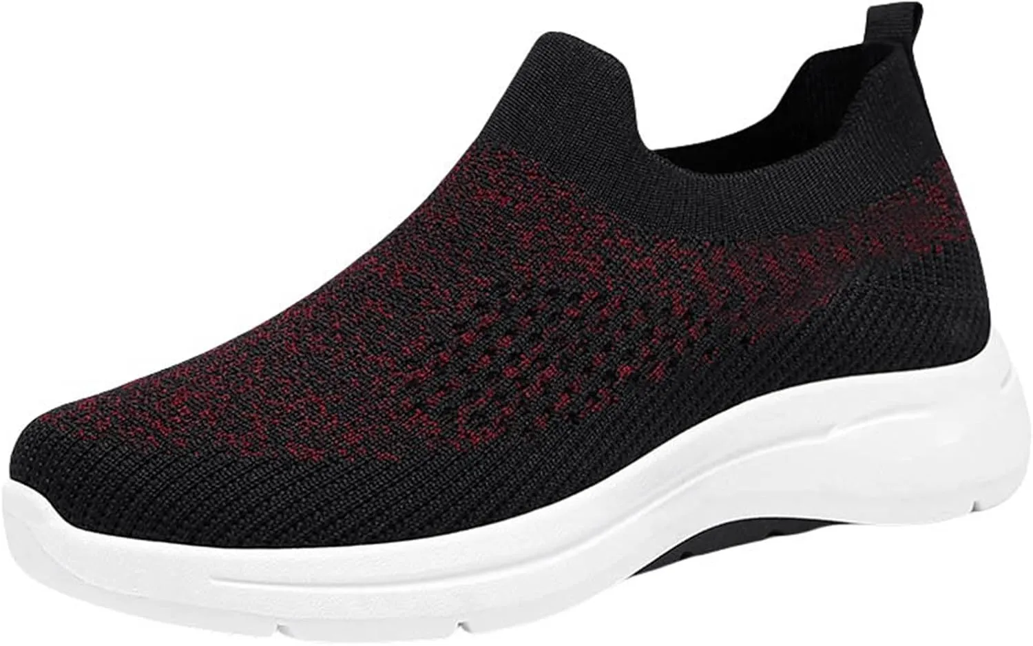 Orthopedic Walking Shoes for Women,2025 New Orthowalkway Womens Shoes,Non-Slip Arch Support Slip on Shoes Woven Orthopedic Breathable Walking Sneaker