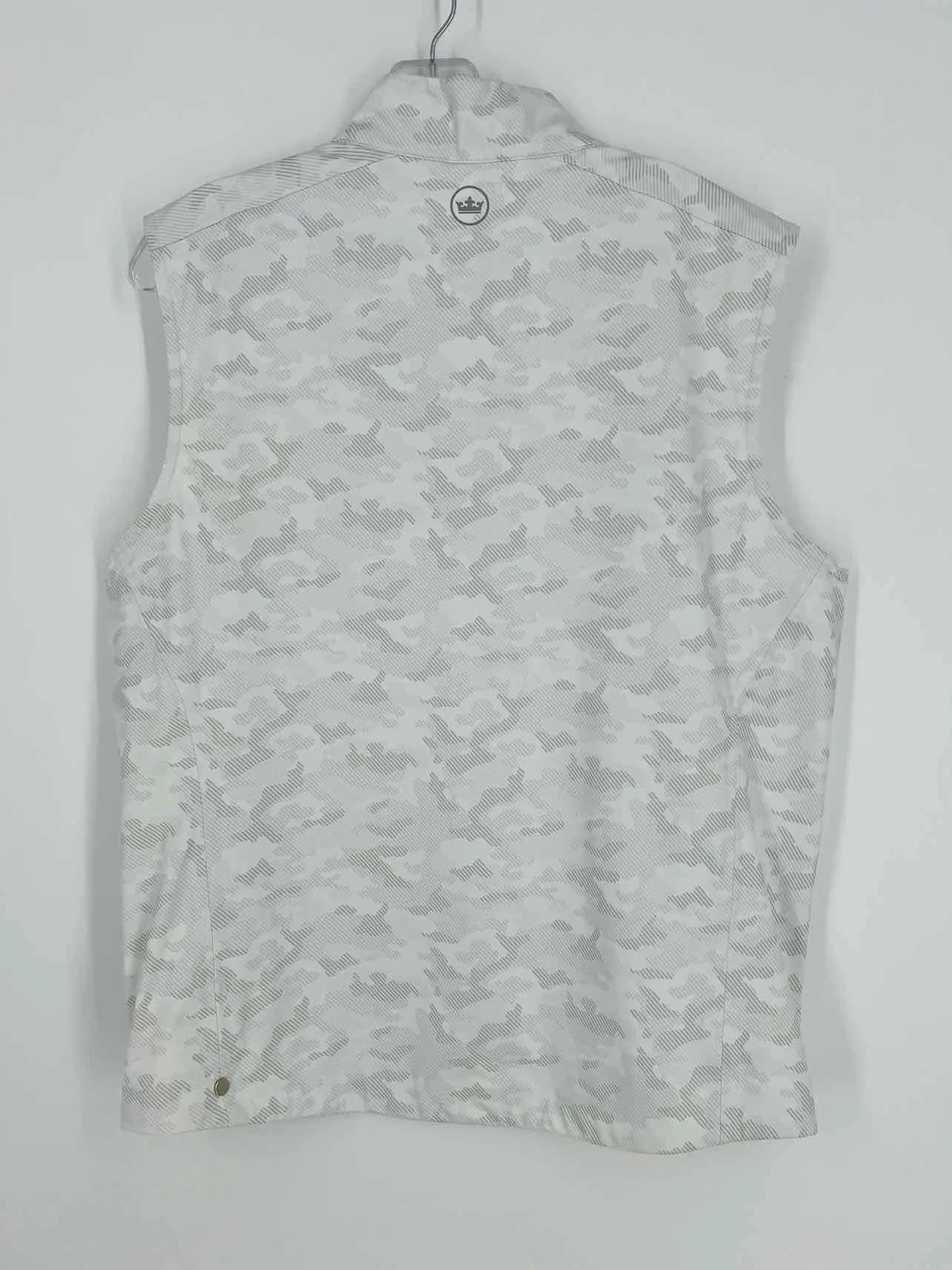 Peter Millar Size M White/Gray Camoflauge Men's Vest- Men's