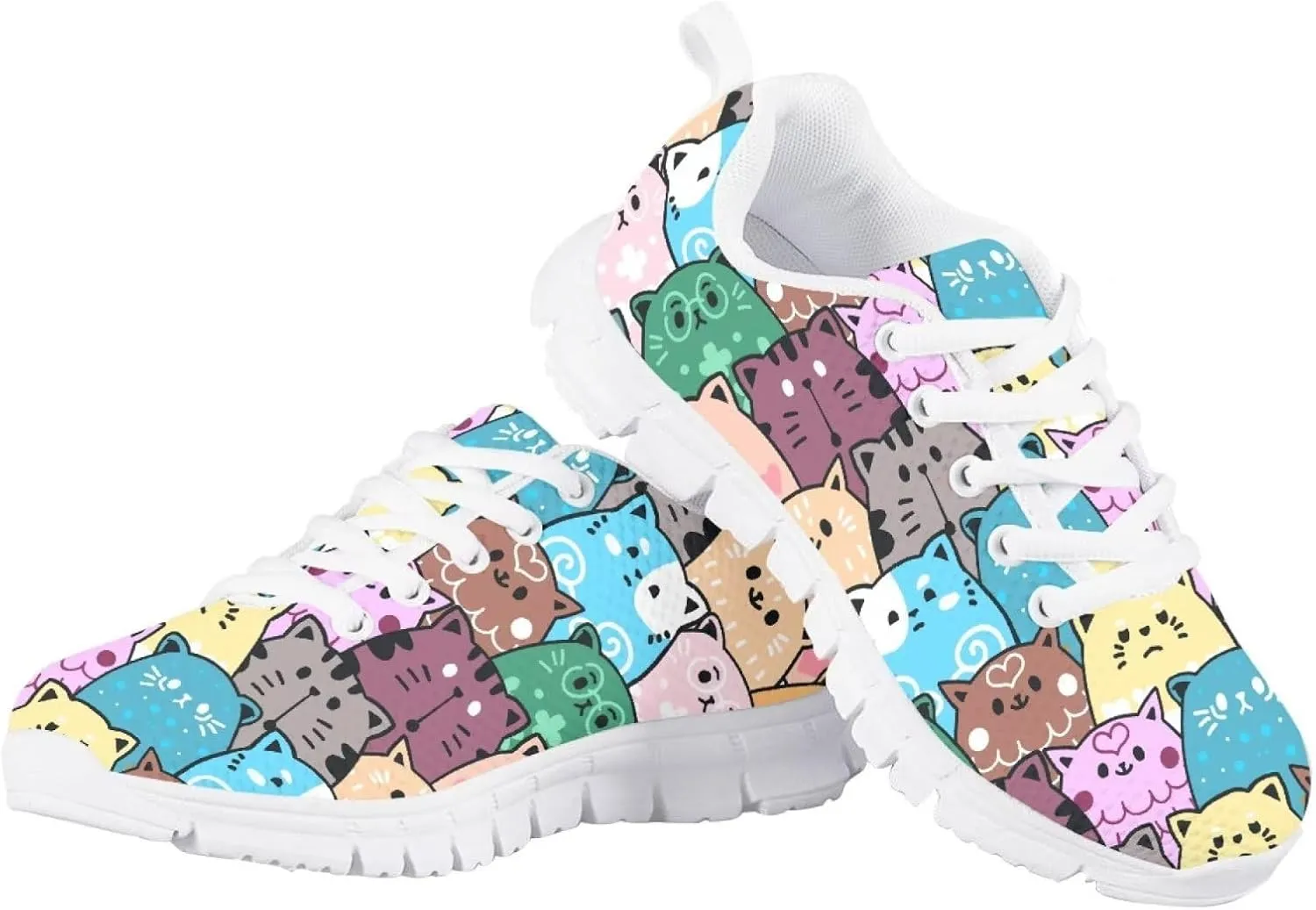 SYtrade Kids Girls Running Shoes Walking Sports Sneakers White Sole