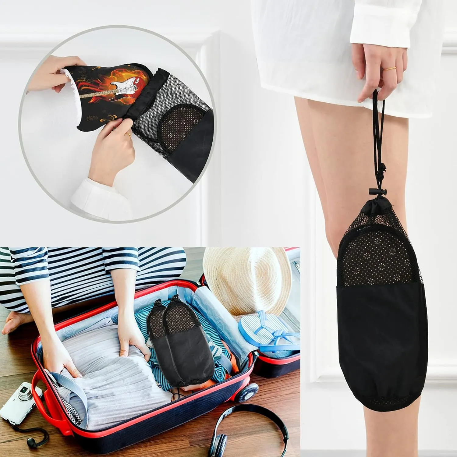 Unisex Fuzzy Feet Plush Slippers Anti-Slip Warm House Shoes M/L
