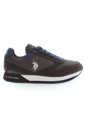 US POLO BEST PRICE MEN'S SPORTS SHOES BROWN