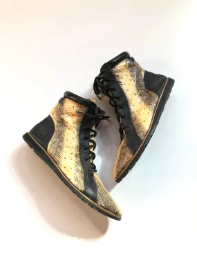 VINTAGE: Snakeskin Sneakers