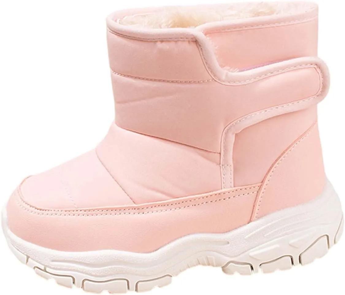 Water-Resistant Snow Boots For Toddlers Kids Toddler Girls Winter Boots Waterproof Waterproof Snow Boots For Kids