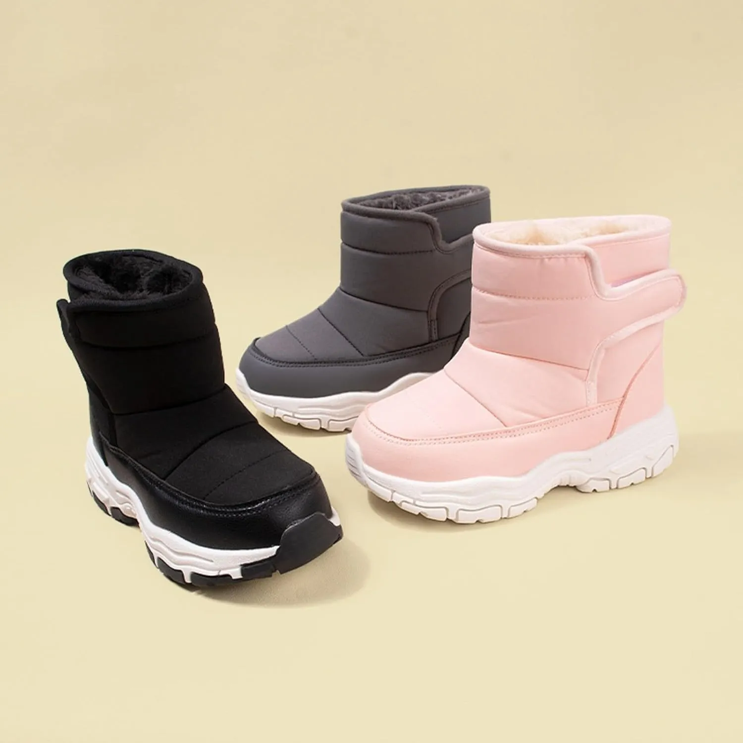 Water-Resistant Snow Boots For Toddlers Kids Toddler Girls Winter Boots Waterproof Waterproof Snow Boots For Kids
