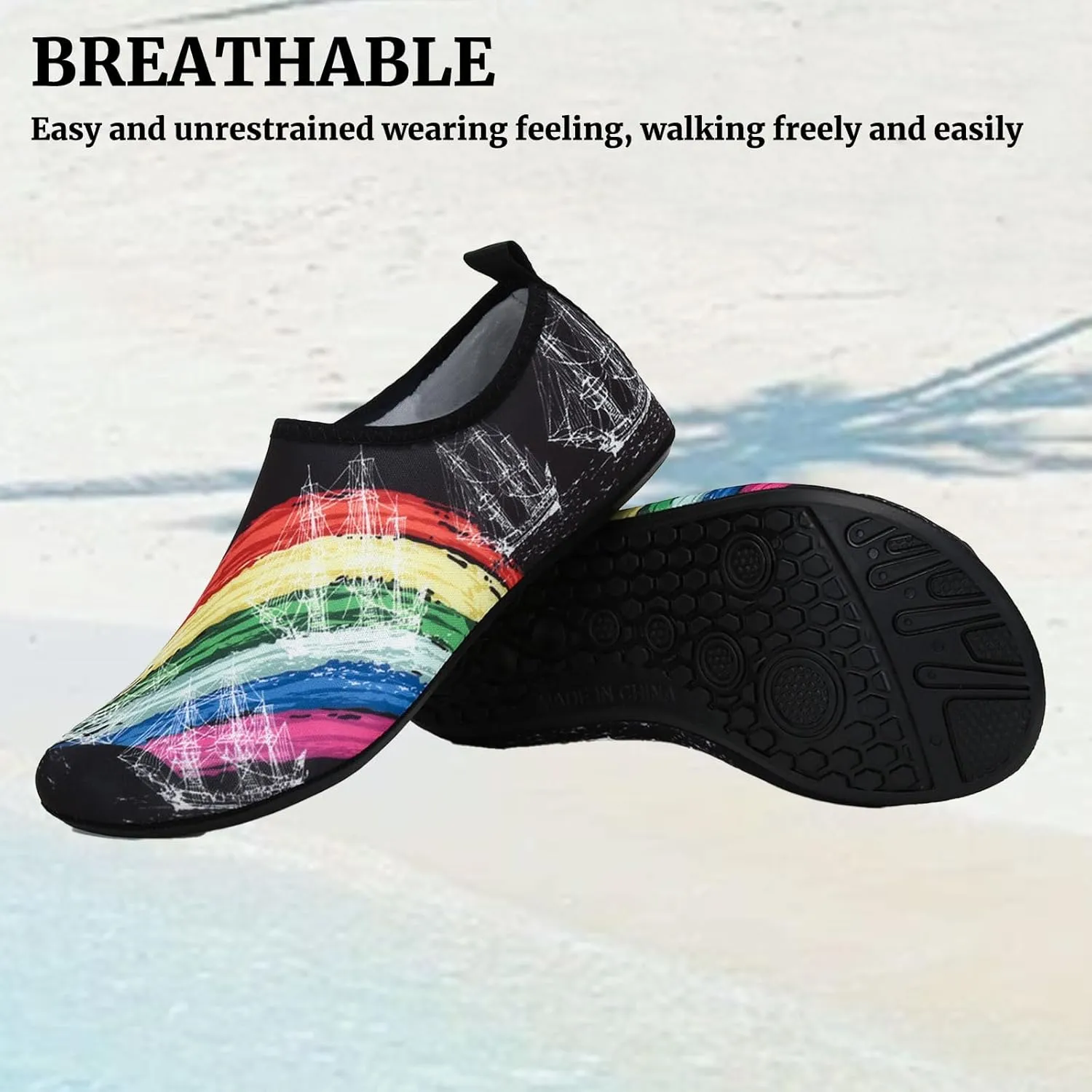 Water Shoes for Women Swimming Socks for Beach Lightweight Quick Dry Water Shoes Yoga Exercise, Swim, Sport Accessories Pool Camping