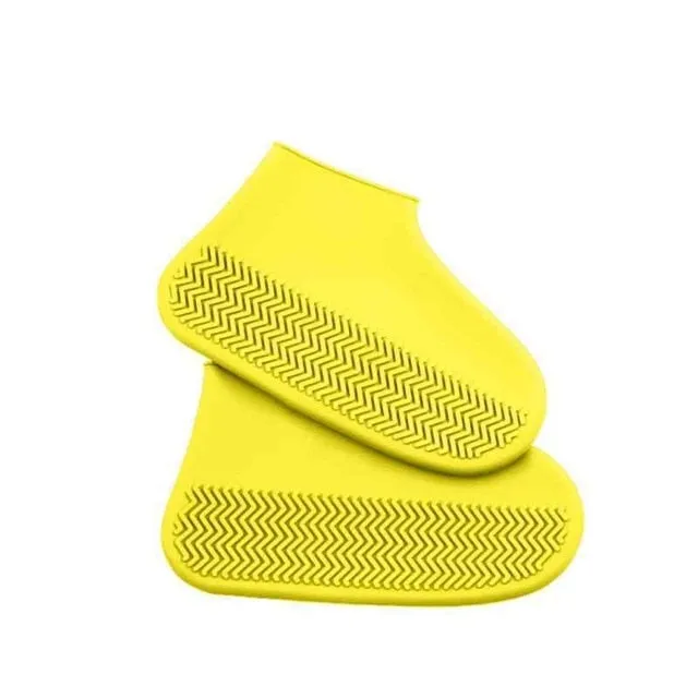 women men shoes Waterproof Shoe Cover Silicone Material Unisex Shoes Protectors Rain Boots for Indoor Outdoor Rainy Days