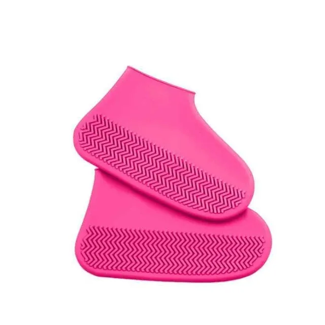 women men shoes Waterproof Shoe Cover Silicone Material Unisex Shoes Protectors Rain Boots for Indoor Outdoor Rainy Days