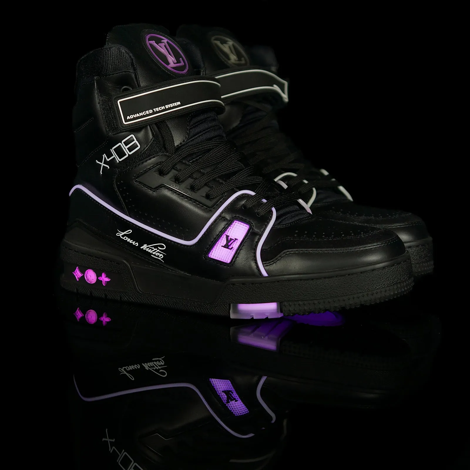 X408 Fiber Optic LED Trainer Sneakers